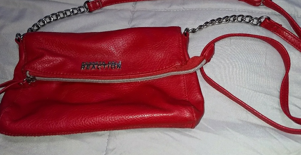 Kenneth Cole REACTION fuschia pink crossbody